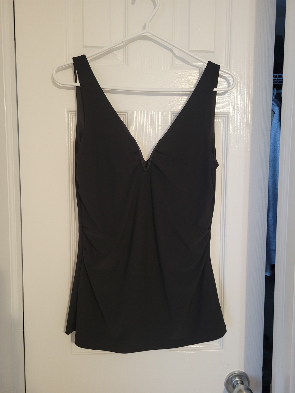Women’s Black V-Neck Tank Top